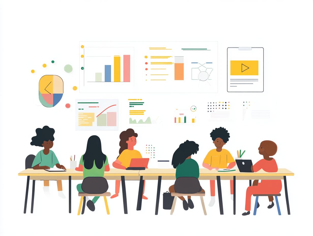 Visual representation of best practices for CRM implementation in educational institutions.