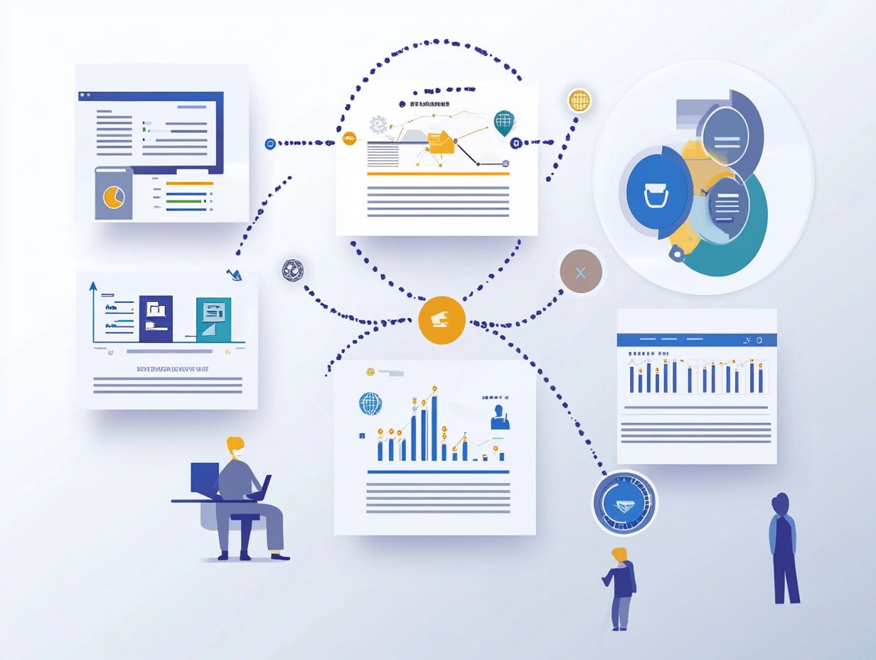 Visual representation of CRM user training success metrics