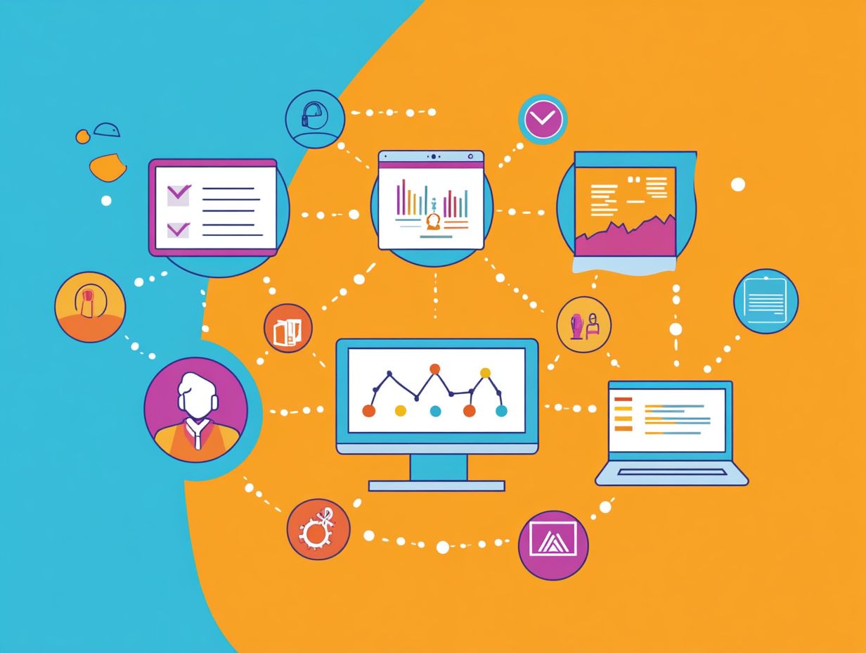 Visual representation of essential tasks in event planning and coordination