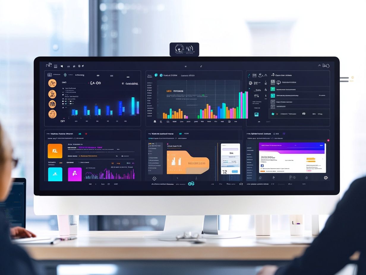 An illustration showing CRM customization and scalability options