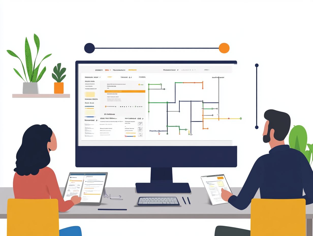 Visual representation of key components in a CRM Training Resource Hub