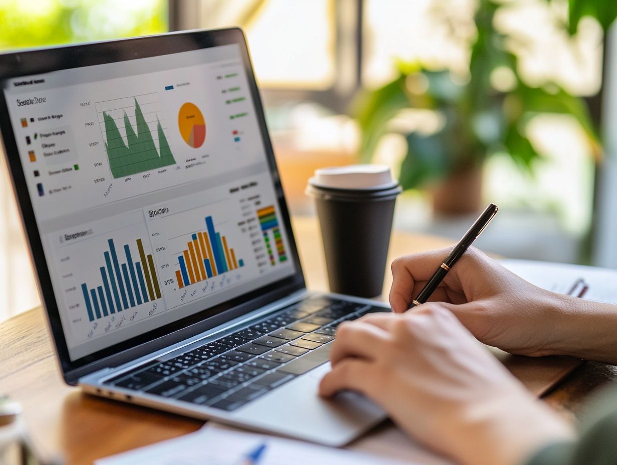 An illustration demonstrating how to calculate ROI and cost per acquisition