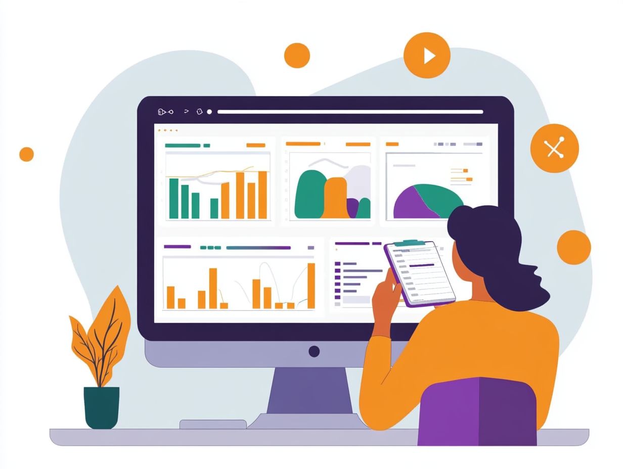 Illustration of key performance indicators in CRM