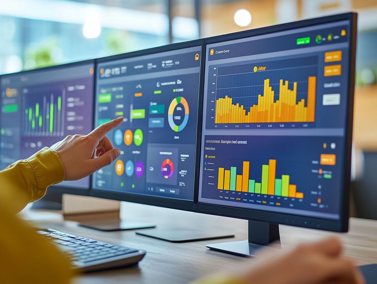 Comparison chart of CRM features